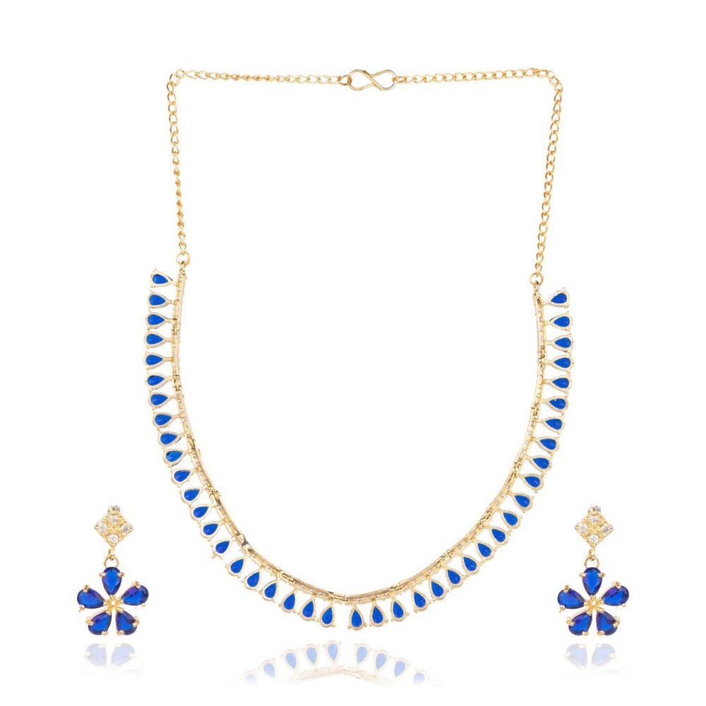 The Naila Jewelry Set - Blue